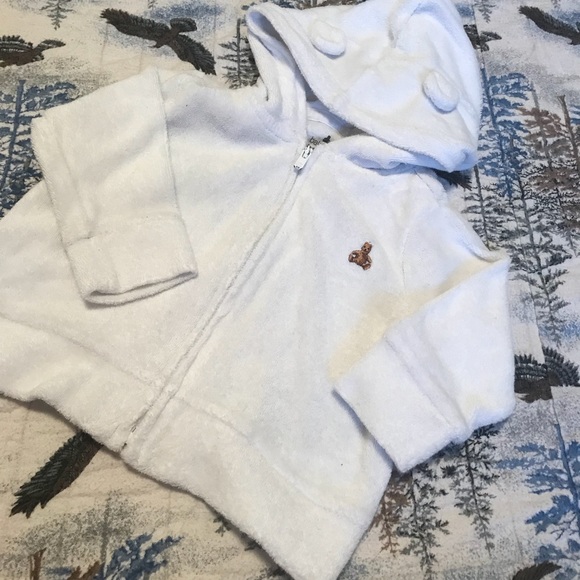 🌸2/$10 SALE🌸 Baby GAP Bear Hoodie - 3-6 M - Picture 1 of 3